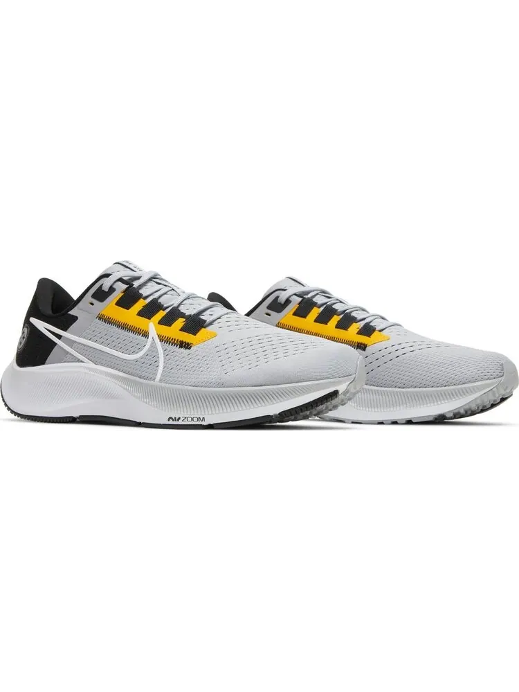 Кроссовки Nike NFL x Air Zoom Pegasus 38 'Pittsburgh Steelers' — изображение 8 из 8, серый