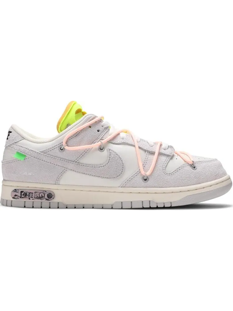 Кроссовки Nike Off-White x Dunk Low 'Lot 12 of 50' — изображение 1 из 10, белый