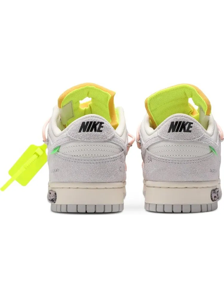 Кроссовки Nike Off-White x Dunk Low 'Lot 12 of 50' — изображение 6 из 10, белый