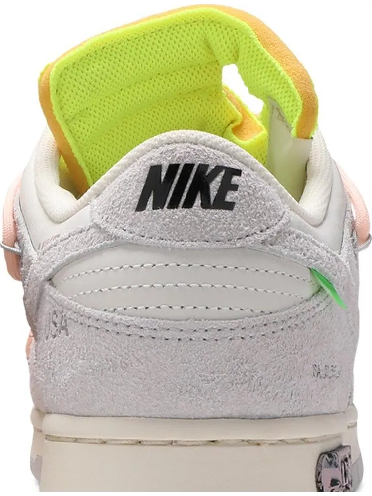 Кроссовки Nike Off-White x Dunk Low 'Lot 12 of 50' — изображение 7 из 10, белый