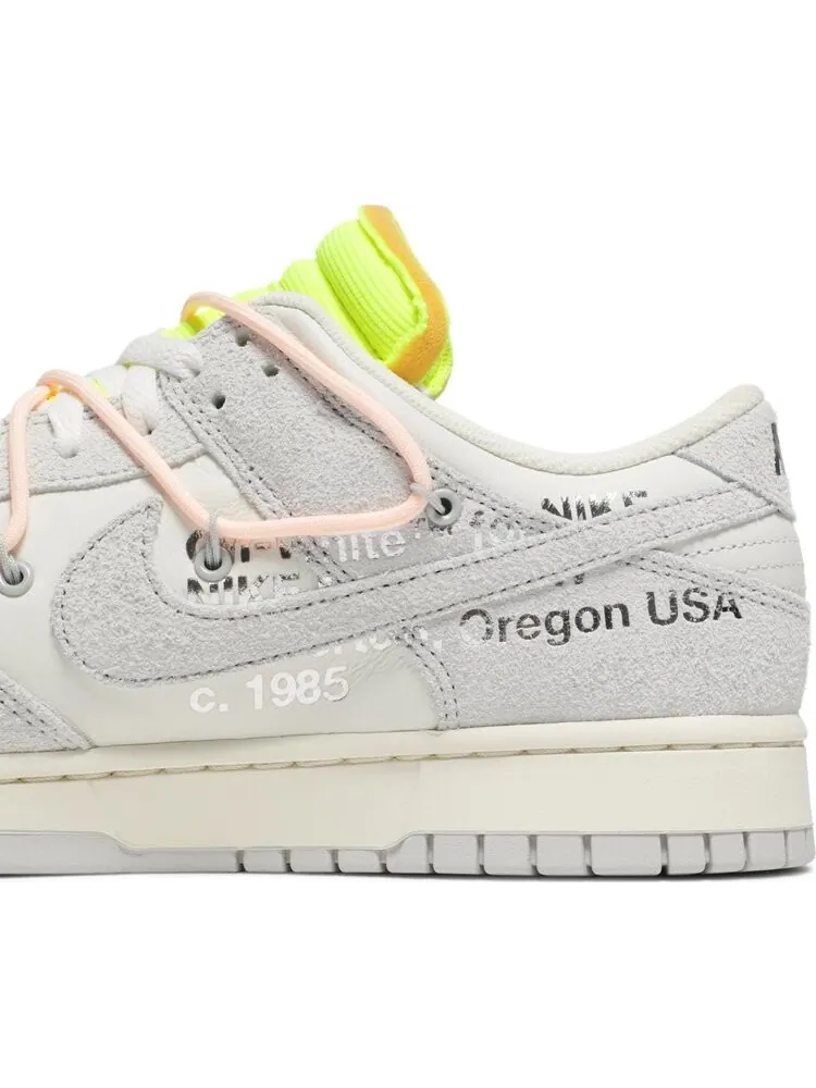 Кроссовки Nike Off-White x Dunk Low 'Lot 12 of 50' — изображение 9 из 10, белый
