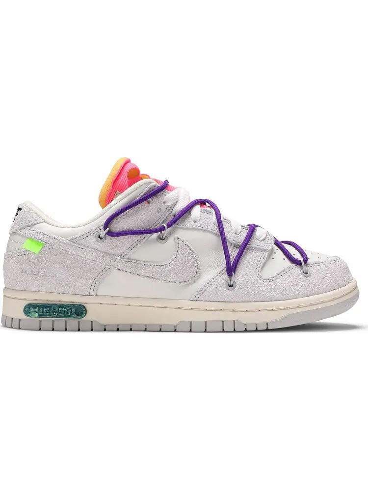 Кроссовки Nike Off-White x Dunk Low 'Lot 15 of 50' — изображение 1 из 8, белый