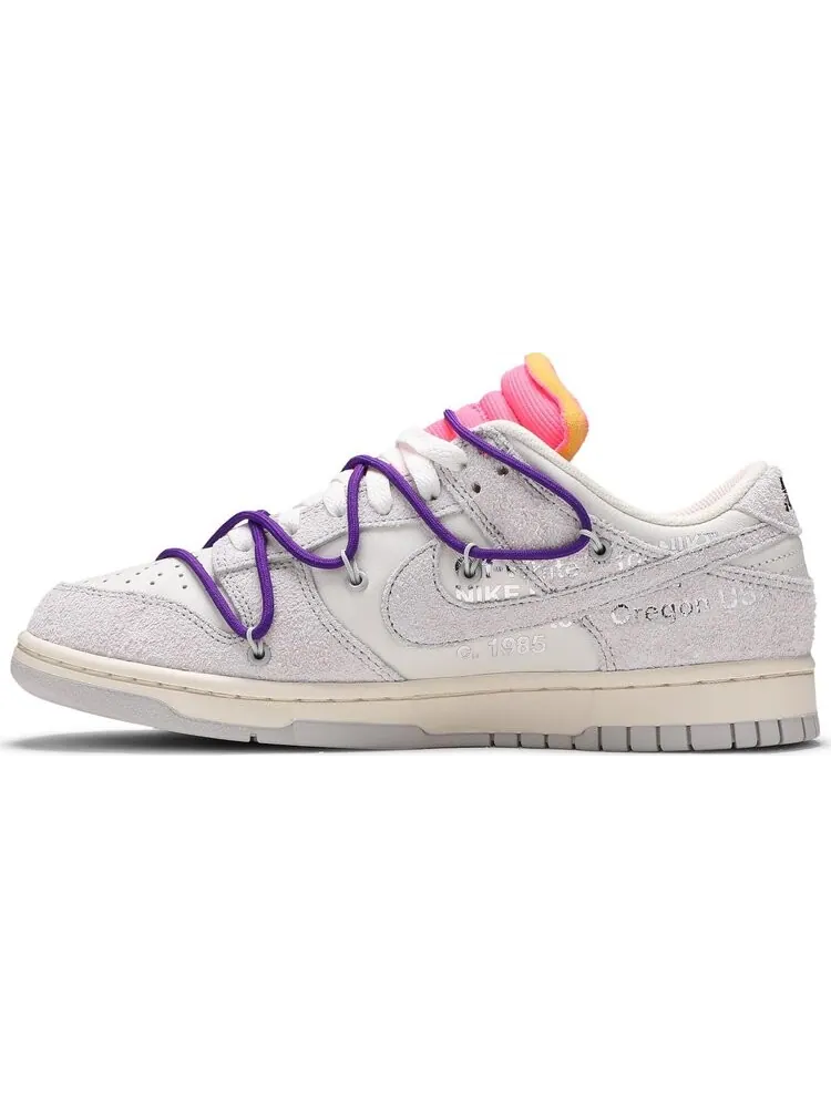 Кроссовки Nike Off-White x Dunk Low 'Lot 15 of 50' — изображение 3 из 8, белый