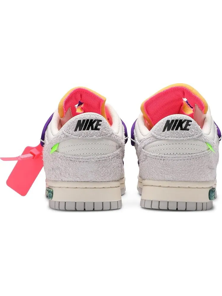 Кроссовки Nike Off-White x Dunk Low 'Lot 15 of 50' — изображение 6 из 8, белый