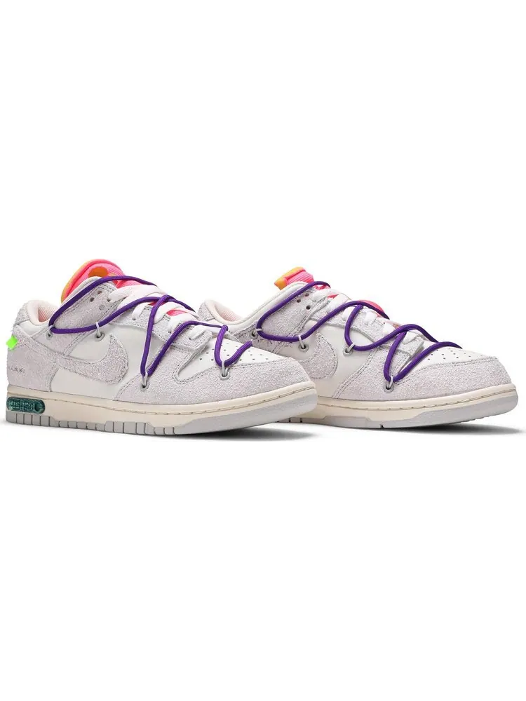 Кроссовки Nike Off-White x Dunk Low 'Lot 15 of 50' — изображение 8 из 8, белый