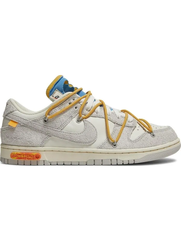 Кроссовки Nike Off-White x Dunk Low 'Lot 34 of 50' — изображение 1 из 8, белый