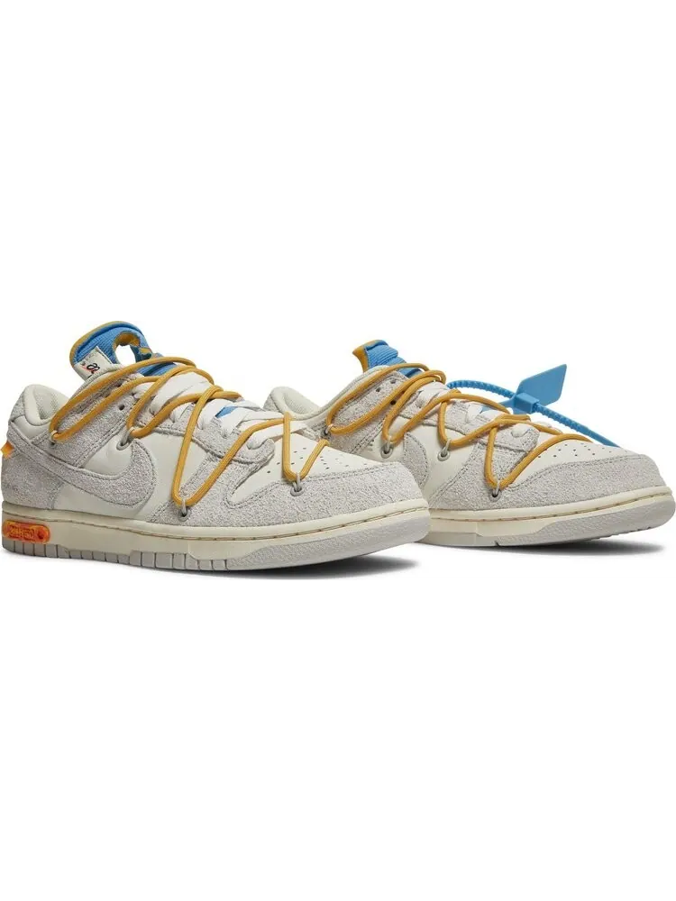 Кроссовки Nike Off-White x Dunk Low 'Lot 34 of 50' — изображение 8 из 8, белый