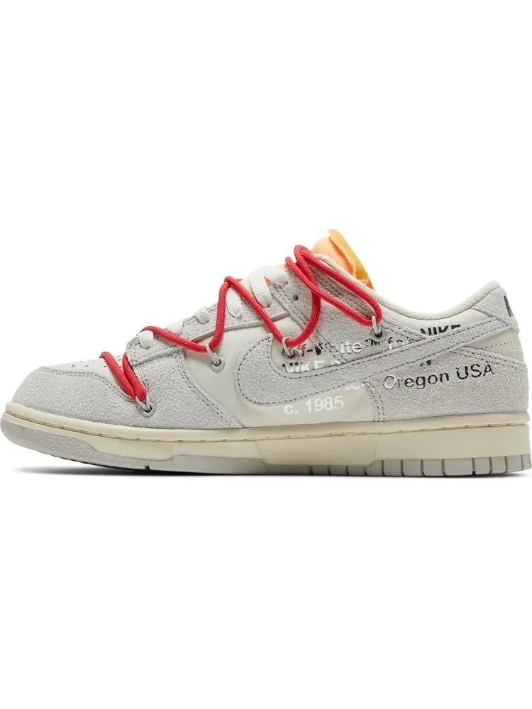 Кроссовки Nike Off-White x Dunk Low 'Lot 40 of 50' — изображение 3 из 8, белый