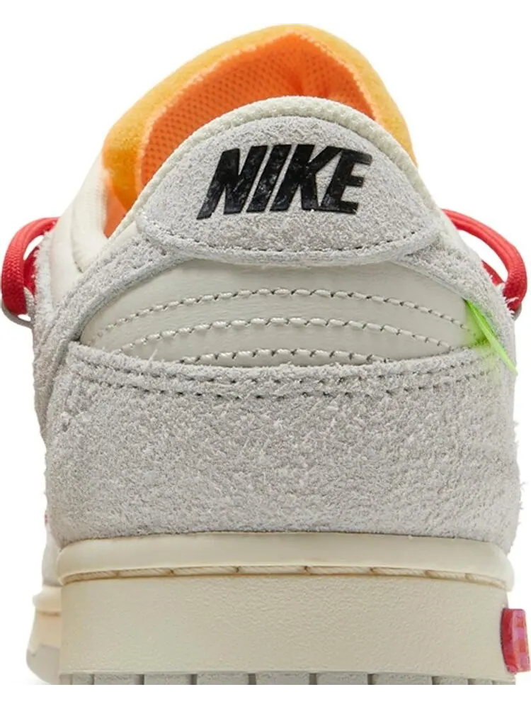 Кроссовки Nike Off-White x Dunk Low 'Lot 40 of 50' — изображение 7 из 8, белый