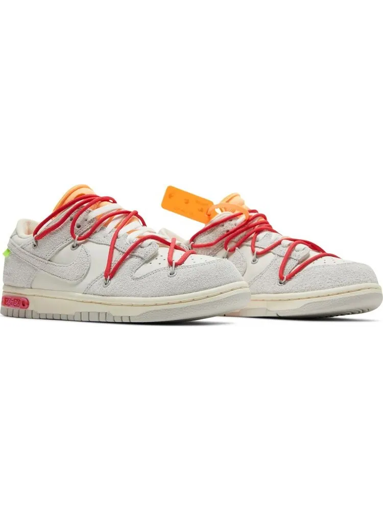 Кроссовки Nike Off-White x Dunk Low 'Lot 40 of 50' — изображение 8 из 8, белый