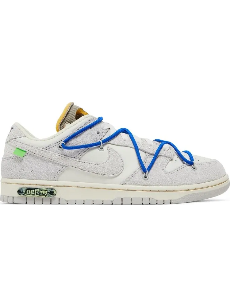 Кроссовки Nike Off-White x Dunk Low 'Lot 32 of 50' — изображение 1 из 8, белый