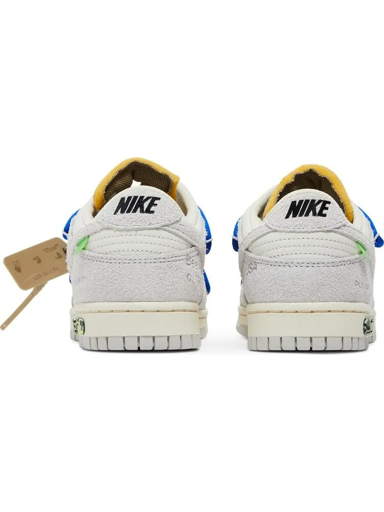 Кроссовки Nike Off-White x Dunk Low 'Lot 32 of 50' — изображение 6 из 8, белый