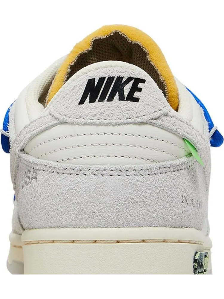 Кроссовки Nike Off-White x Dunk Low 'Lot 32 of 50' — изображение 7 из 8, белый