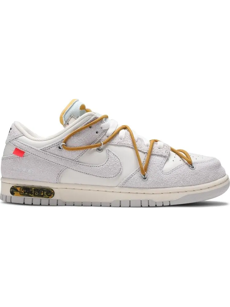 Кроссовки Nike Off-White x Dunk Low 'Lot 37 of 50' — изображение 1 из 8, белый
