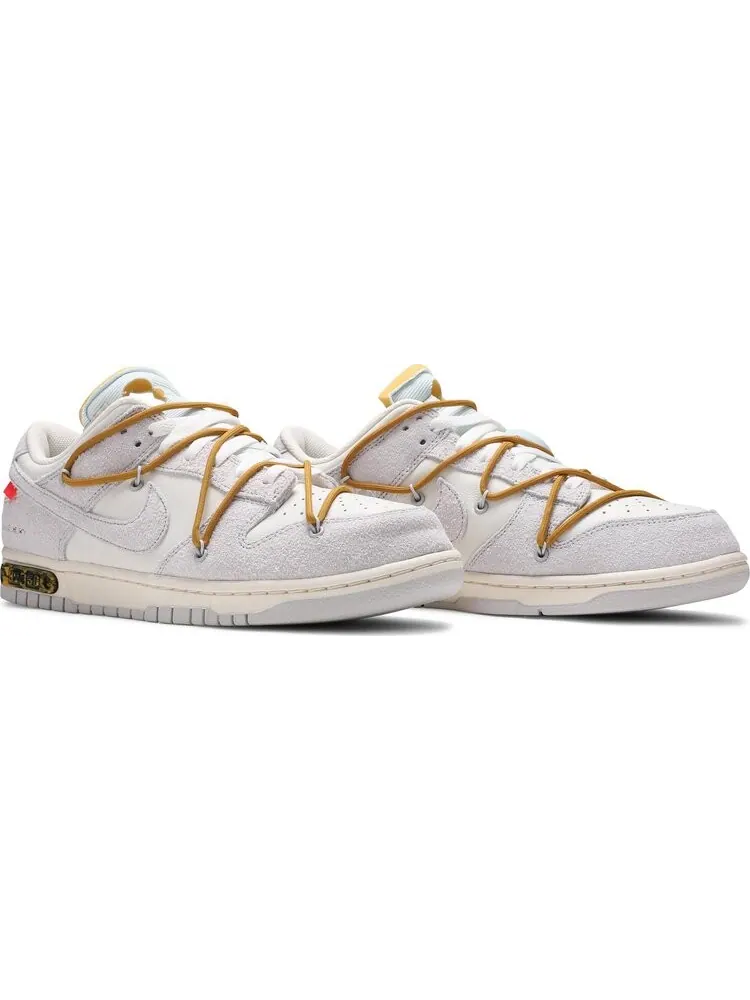 Кроссовки Nike Off-White x Dunk Low 'Lot 37 of 50' — изображение 8 из 8, белый
