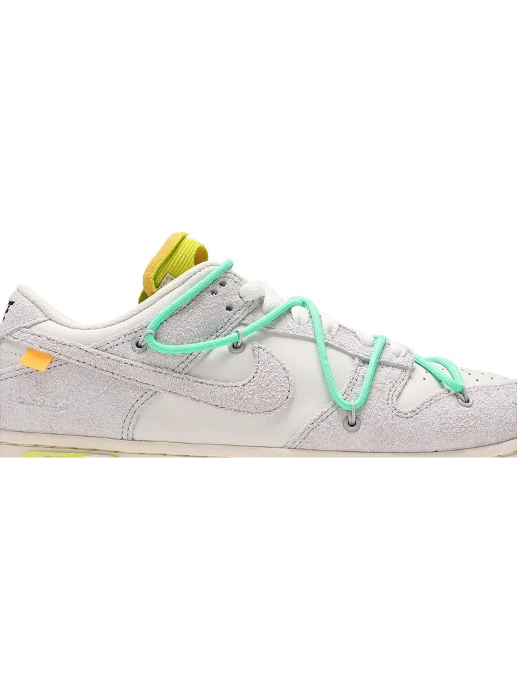 Кроссовки Nike Off-White x Dunk Low 'Lot 14 of 50' — изображение 2 из 8, белый