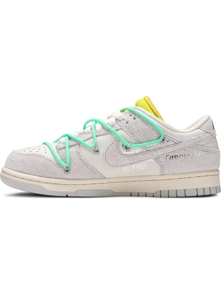 Кроссовки Nike Off-White x Dunk Low 'Lot 14 of 50' — изображение 3 из 8, белый