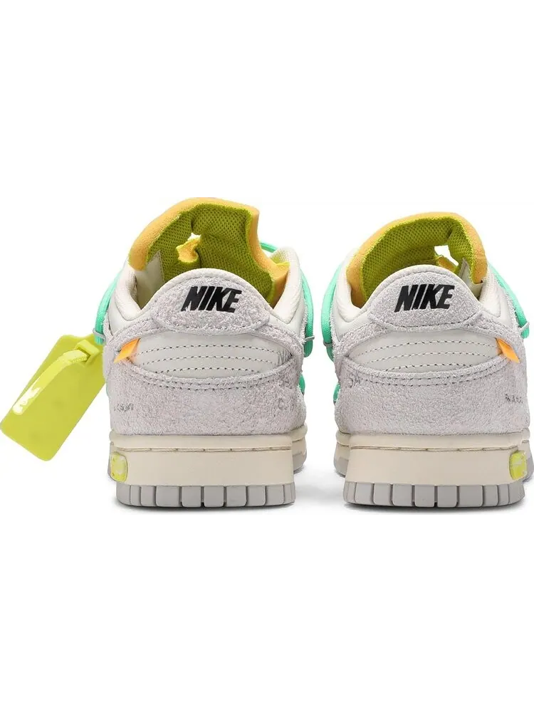 Кроссовки Nike Off-White x Dunk Low 'Lot 14 of 50' — изображение 6 из 8, белый