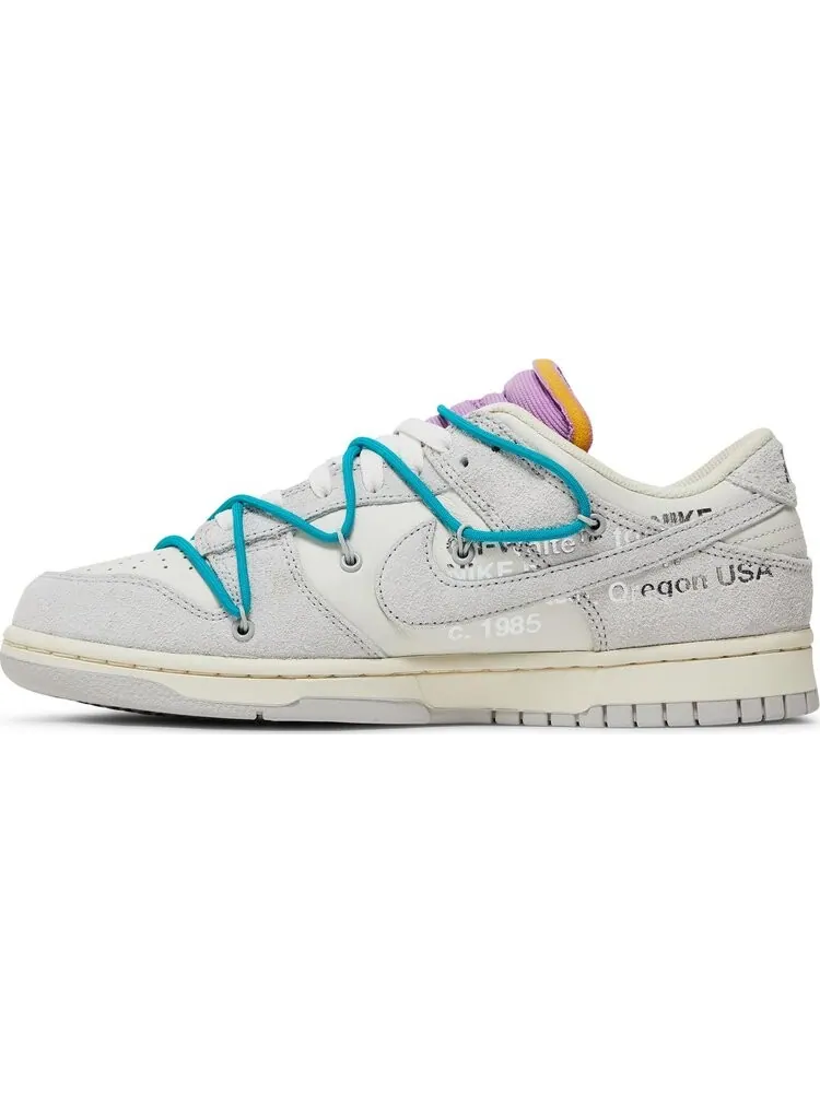 Кроссовки Nike Off-White x Dunk Low 'Lot 36 of 50' — изображение 3 из 8, белый