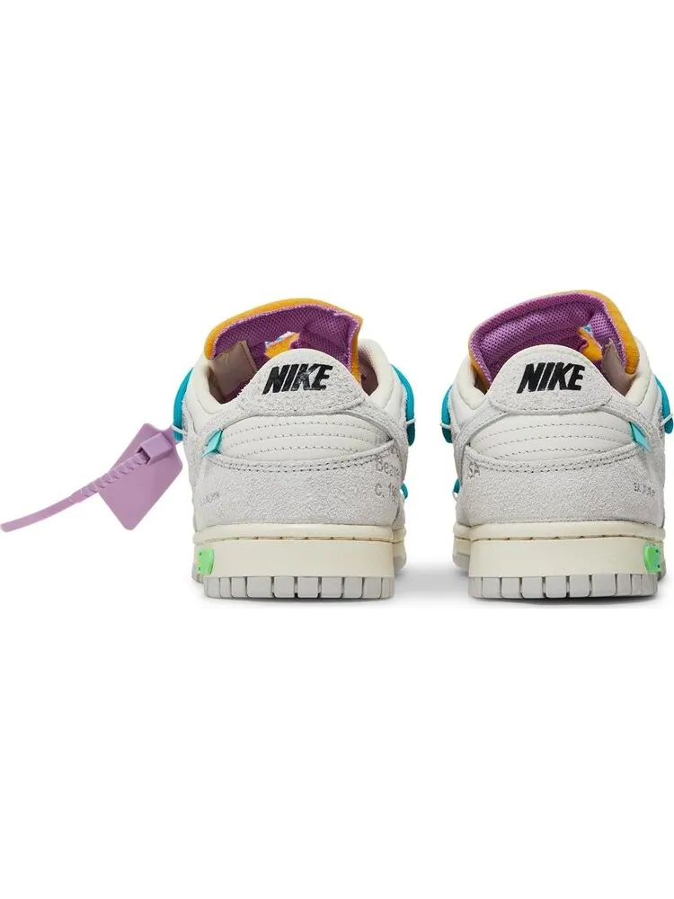 Кроссовки Nike Off-White x Dunk Low 'Lot 36 of 50' — изображение 6 из 8, белый