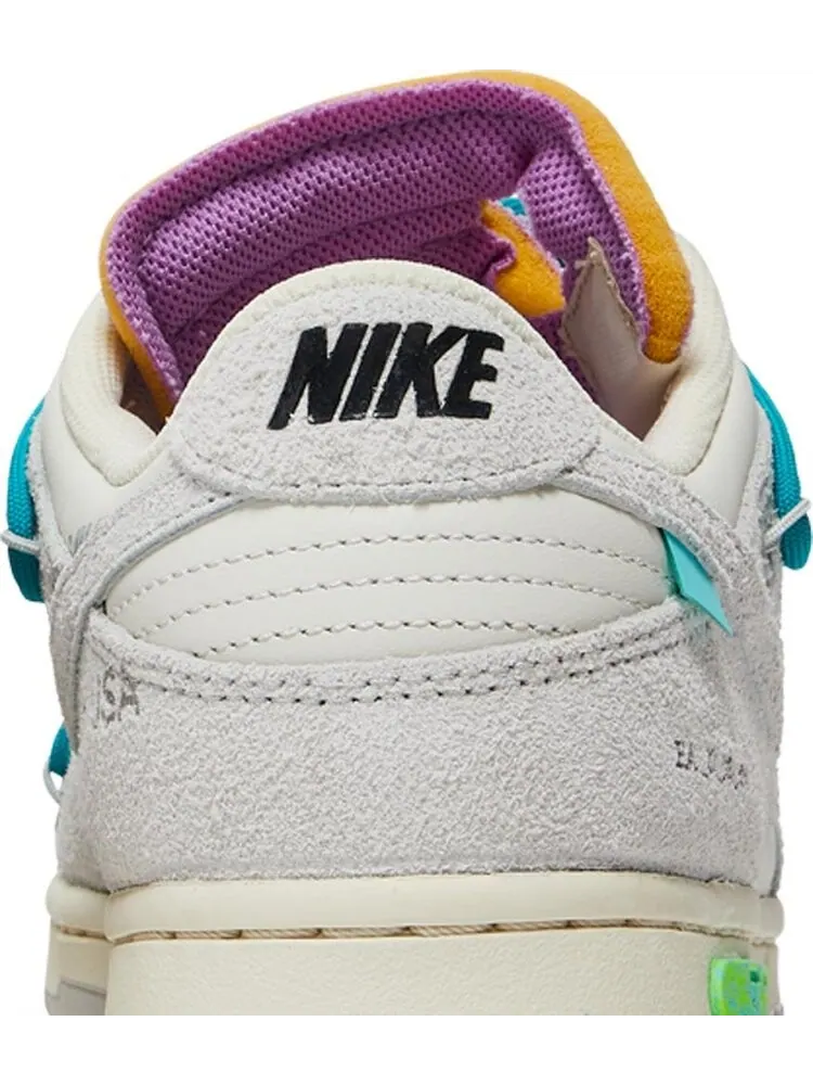 Кроссовки Nike Off-White x Dunk Low 'Lot 36 of 50' — изображение 7 из 8, белый