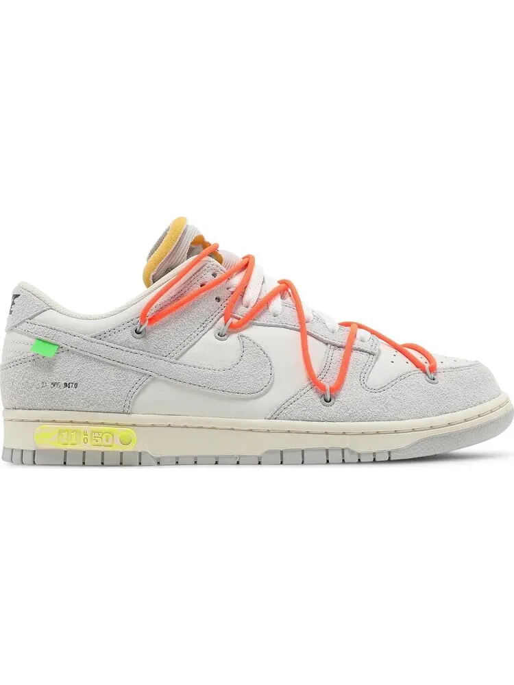 Кроссовки Nike Off-White x Dunk Low 'Lot 11 of 50' — изображение 1 из 10, белый