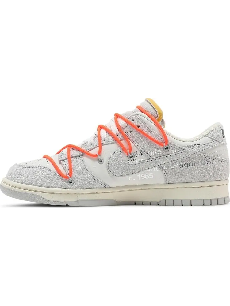 Кроссовки Nike Off-White x Dunk Low 'Lot 11 of 50' — изображение 3 из 10, белый