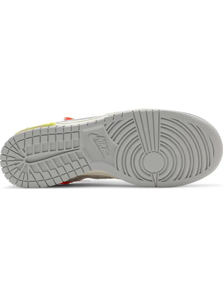 Кроссовки Nike Off-White x Dunk Low 'Lot 11 of 50' — изображение 4 из 10, белый