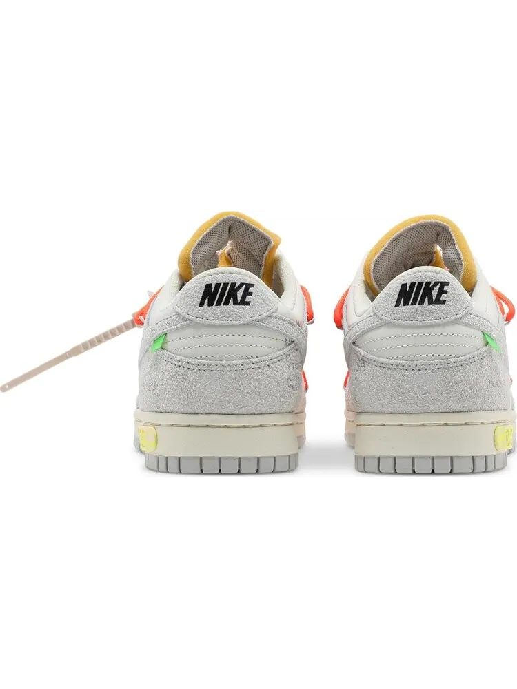 Кроссовки Nike Off-White x Dunk Low 'Lot 11 of 50' — изображение 6 из 10, белый