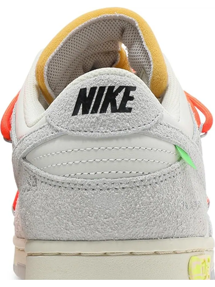 Кроссовки Nike Off-White x Dunk Low 'Lot 11 of 50' — изображение 7 из 10, белый