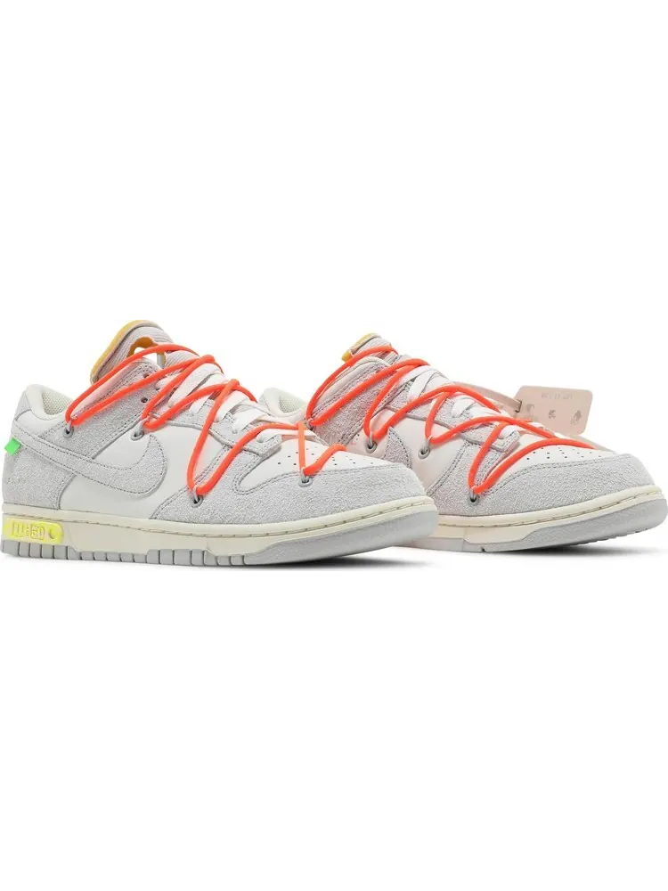 Кроссовки Nike Off-White x Dunk Low 'Lot 11 of 50' — изображение 8 из 10, белый