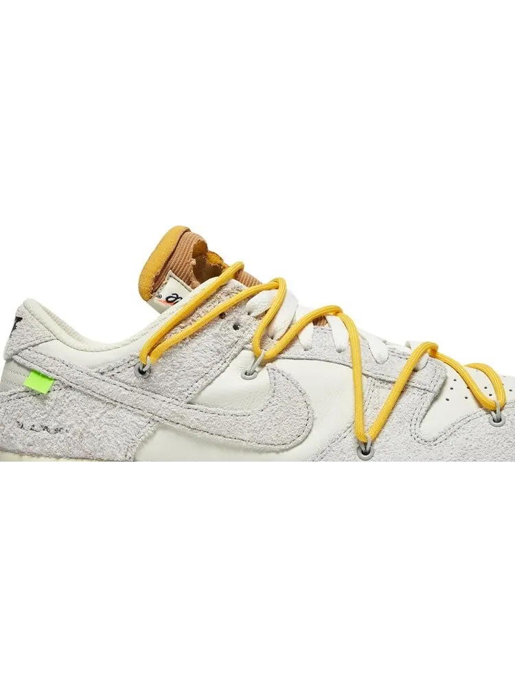Кроссовки Nike Off-White x Dunk Low 'Lot 39 of 50' — изображение 2 из 8, белый
