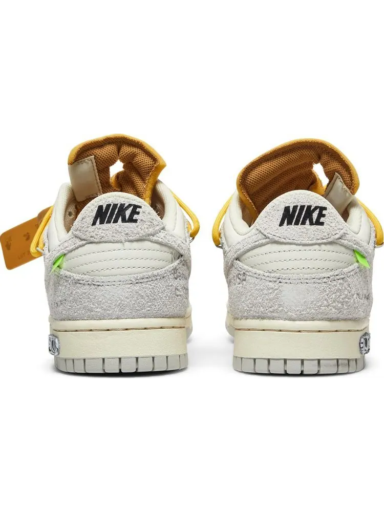 Кроссовки Nike Off-White x Dunk Low 'Lot 39 of 50' — изображение 6 из 8, белый