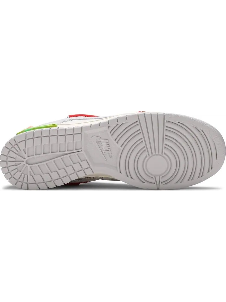 Кроссовки Nike Off-White x Dunk Low 'Lot 13 of 50' — изображение 4 из 8, белый