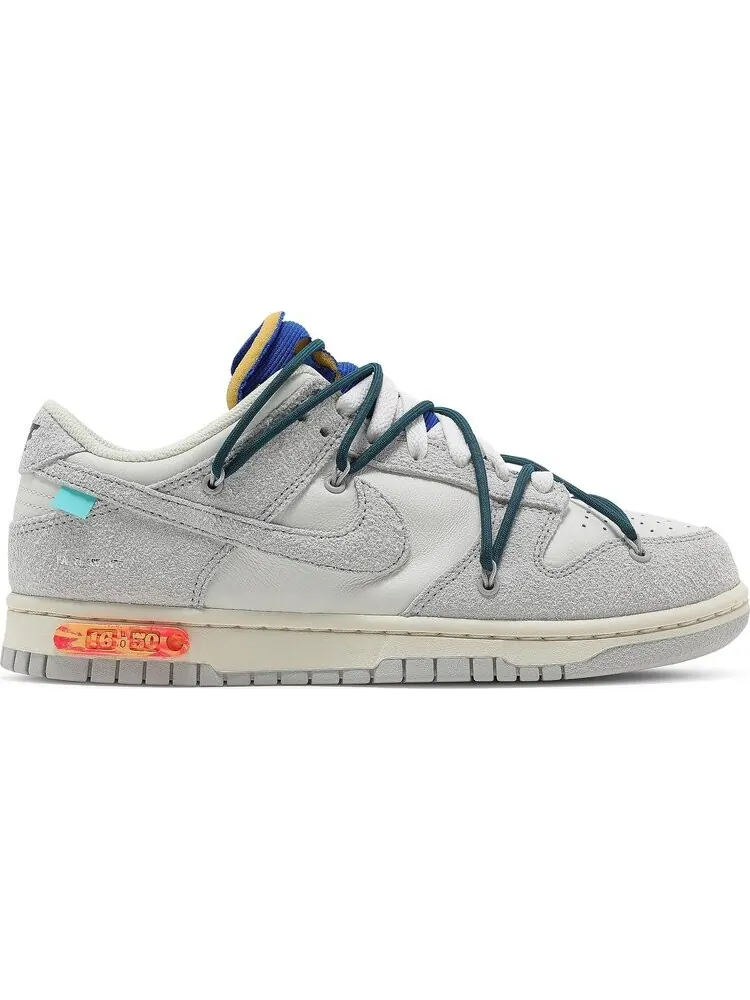 Кроссовки Nike Off-White x Dunk Low 'Lot 16 of 50' — изображение 1 из 10, белый
