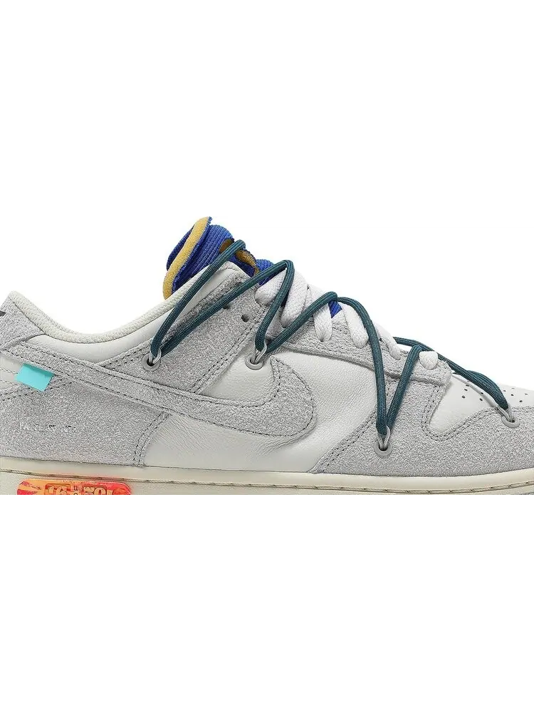 Кроссовки Nike Off-White x Dunk Low 'Lot 16 of 50' — изображение 2 из 10, белый