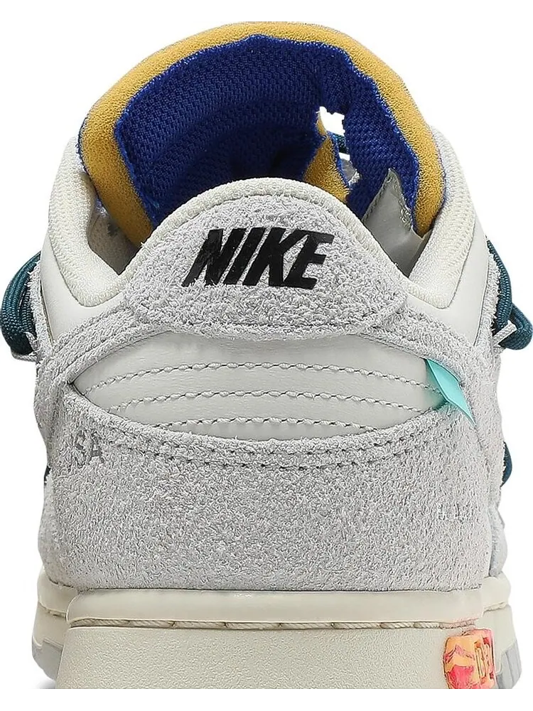 Кроссовки Nike Off-White x Dunk Low 'Lot 16 of 50' — изображение 7 из 10, белый