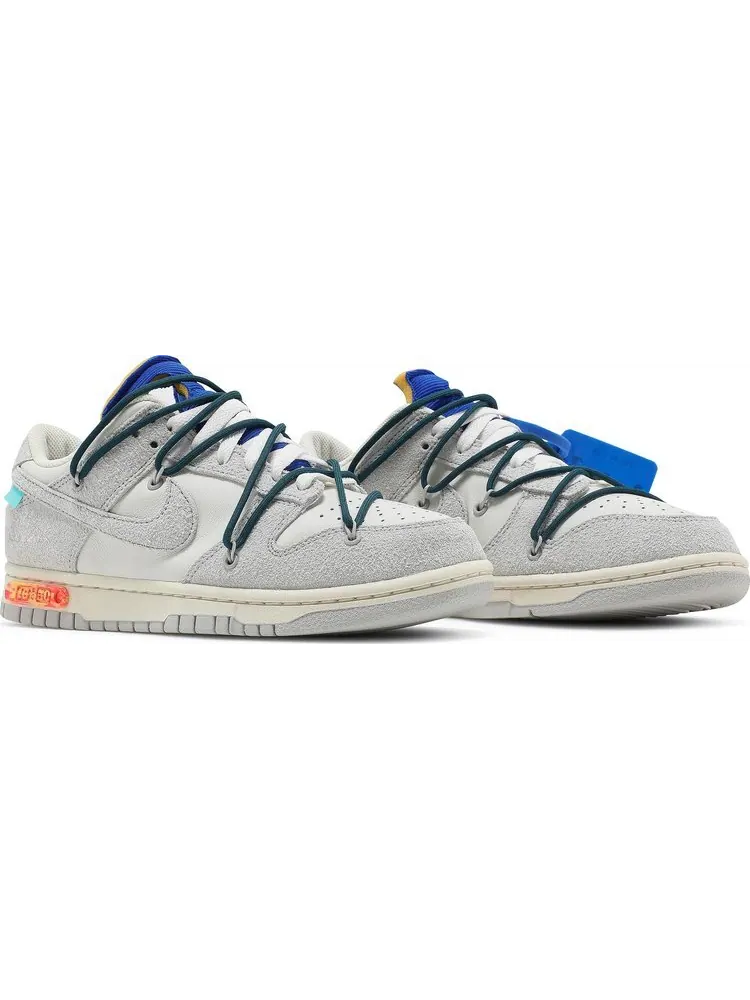Кроссовки Nike Off-White x Dunk Low 'Lot 16 of 50' — изображение 8 из 10, белый