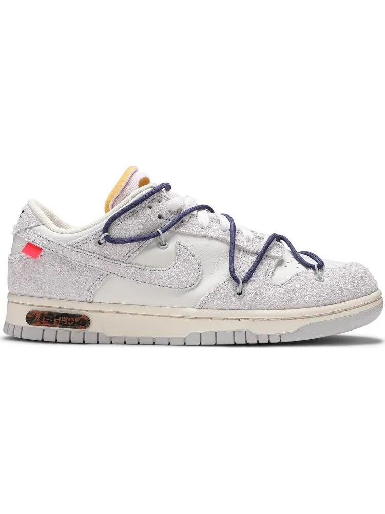 Кроссовки Nike Off-White x Dunk Low 'Lot 18 of 50' — изображение 1 из 8, белый