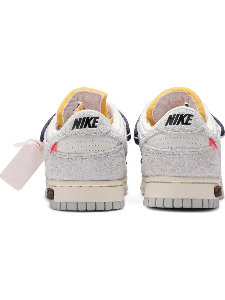 Кроссовки Nike Off-White x Dunk Low 'Lot 18 of 50' — изображение 6 из 8, белый
