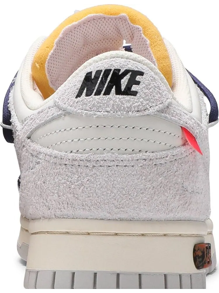 Кроссовки Nike Off-White x Dunk Low 'Lot 18 of 50' — изображение 7 из 8, белый