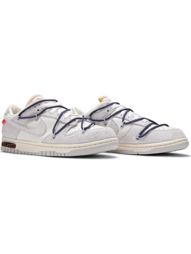 Кроссовки Nike Off-White x Dunk Low 'Lot 18 of 50' — изображение 8 из 8, белый