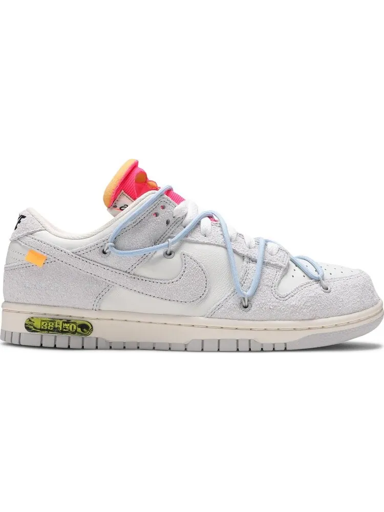 Кроссовки Nike Off-White x Dunk Low 'Lot 38 of 50' — изображение 1 из 8, белый