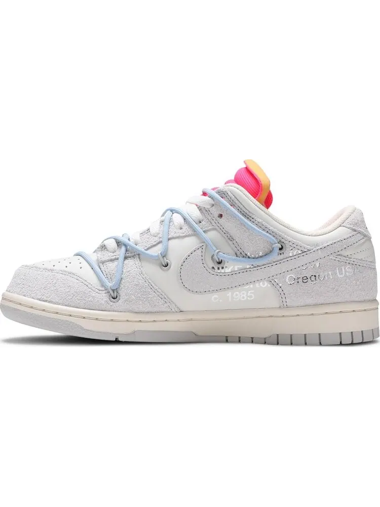 Кроссовки Nike Off-White x Dunk Low 'Lot 38 of 50' — изображение 3 из 8, белый