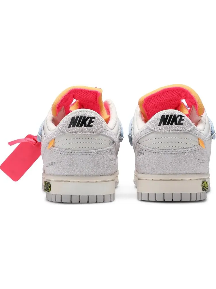 Кроссовки Nike Off-White x Dunk Low 'Lot 38 of 50' — изображение 6 из 8, белый