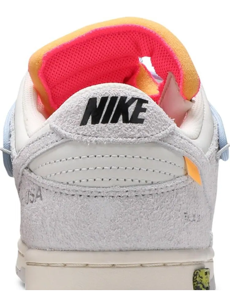Кроссовки Nike Off-White x Dunk Low 'Lot 38 of 50' — изображение 7 из 8, белый