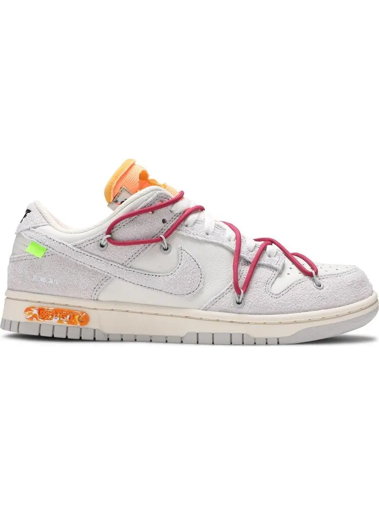 Кроссовки Nike Off-White x Dunk Low 'Lot 35 of 50' — изображение 1 из 8, белый