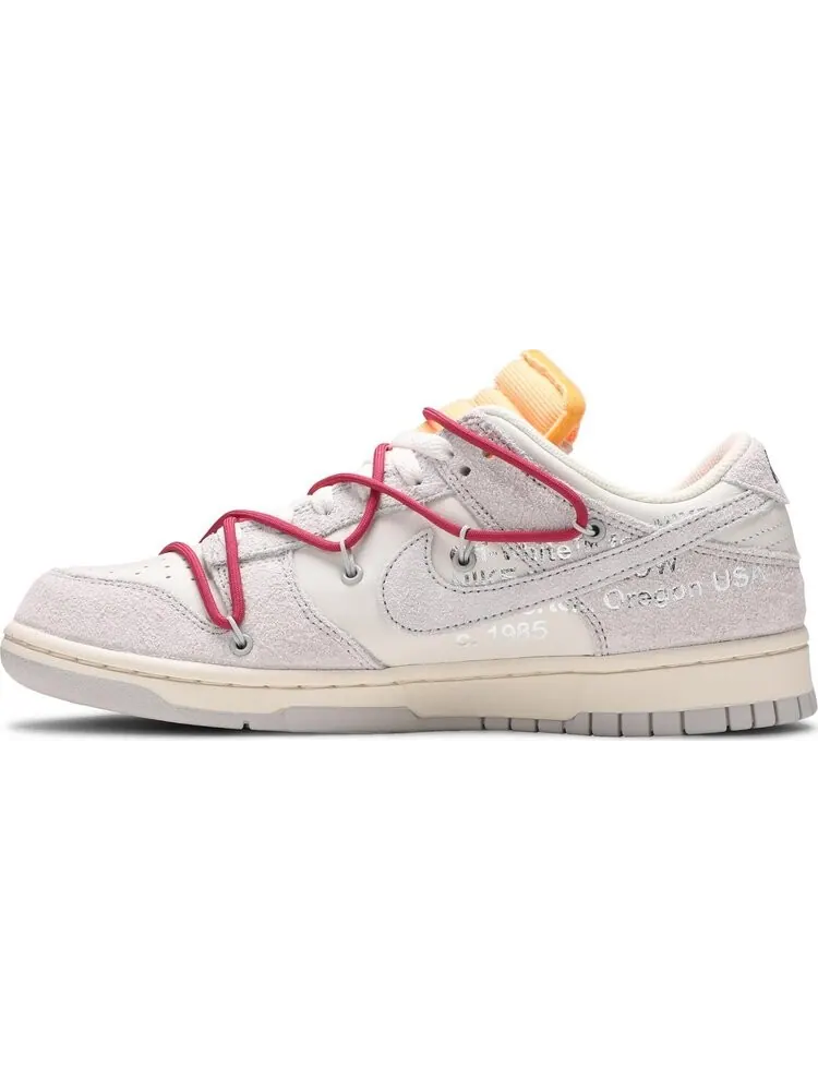 Кроссовки Nike Off-White x Dunk Low 'Lot 35 of 50' — изображение 3 из 8, белый