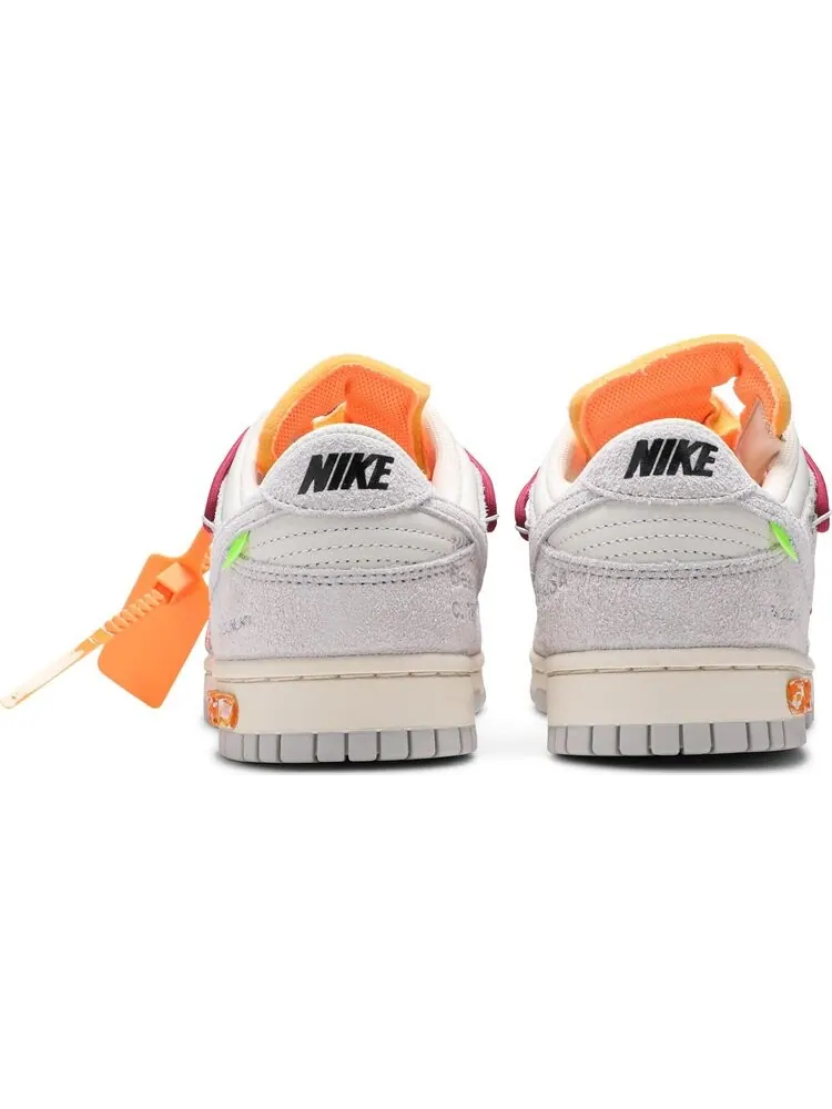 Кроссовки Nike Off-White x Dunk Low 'Lot 35 of 50' — изображение 6 из 8, белый