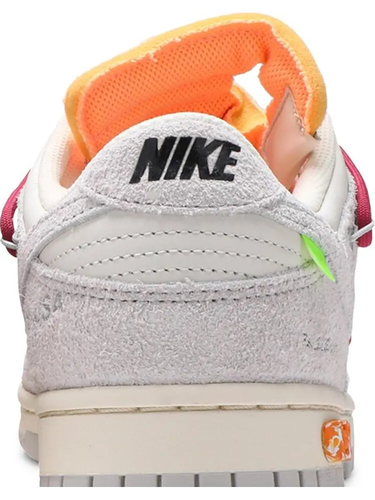 Кроссовки Nike Off-White x Dunk Low 'Lot 35 of 50' — изображение 7 из 8, белый